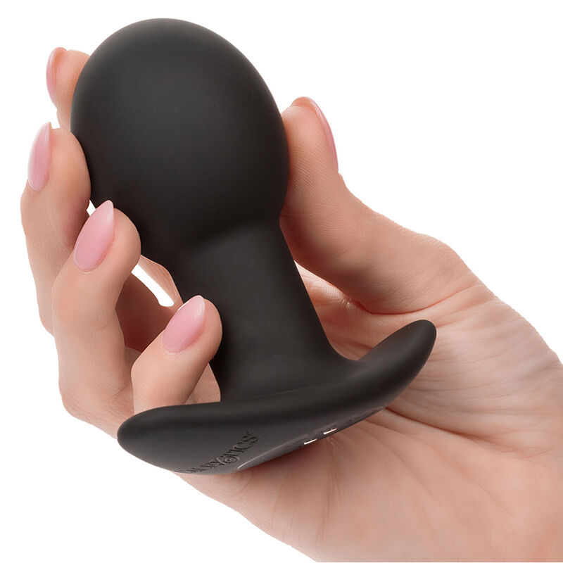 CALEXOTICS - ROCK BOTTOM PLUG ANAL 10 VIBRAÃÃES SILICONE PRETO - Image 6