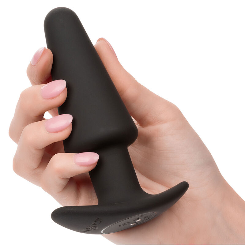 CALEXOTICS - ROCK BOTTOM PLUG ANAL CÃNICO 10 VIBRAÃÃES SILICONE PRETO - Image 6