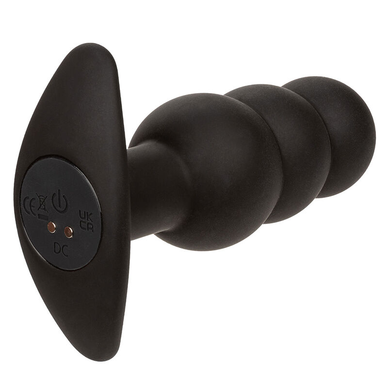 CALEXOTICS - ROCK BOTTOM PLUG ANAL COM ESFERAS 10 VIBRAÃÃES SILICONE PRETO - Image 4