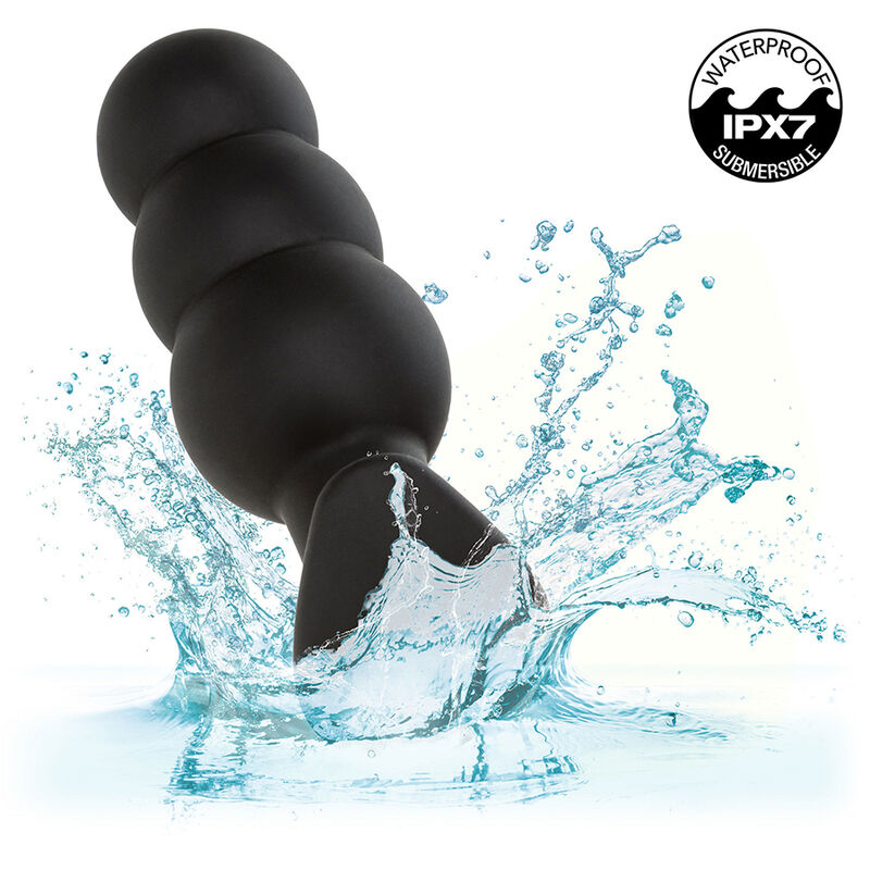 CALEXOTICS - ROCK BOTTOM PLUG ANAL COM ESFERAS 10 VIBRAÃÃES SILICONE PRETO - Image 9