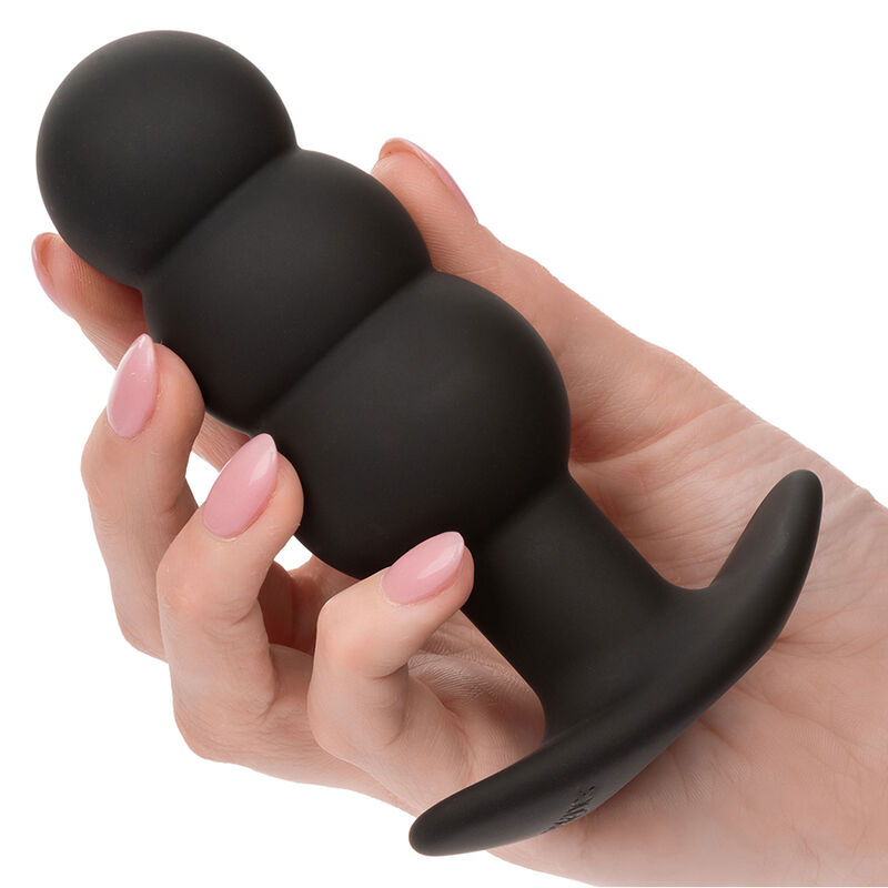 CALEXOTICS - ROCK BOTTOM PLUG ANAL COM ESFERAS 10 VIBRAÃÃES SILICONE PRETO - Image 6
