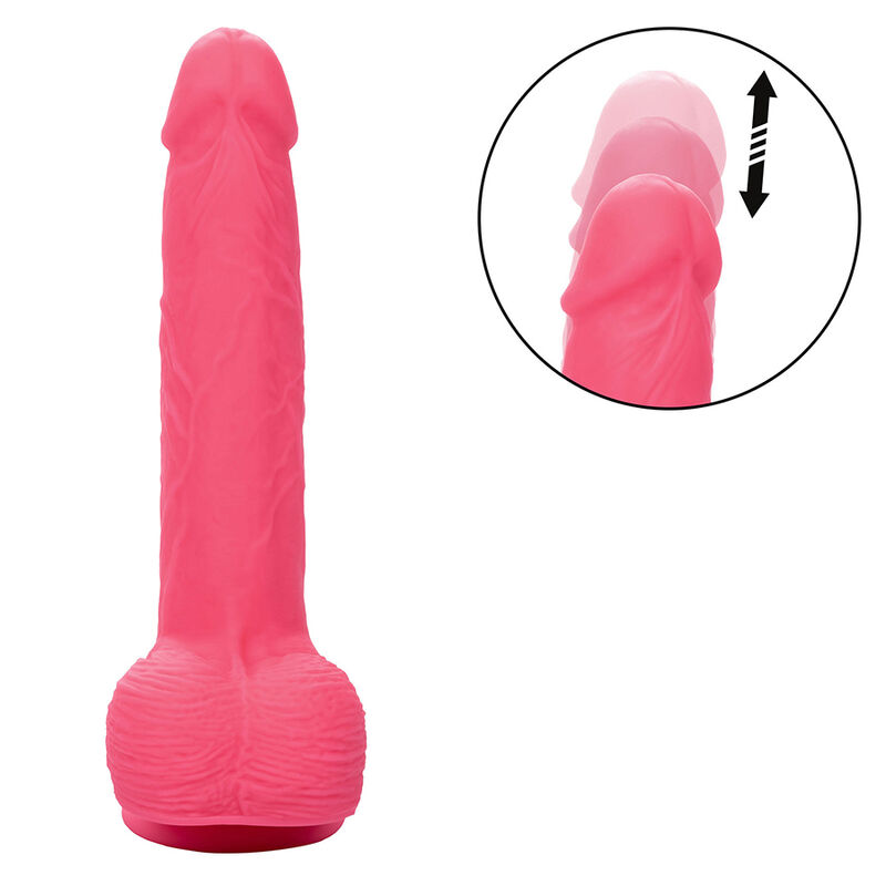 CALEXOTICS - STUDS VIBRADOR REALISTA 10 VIBRAÃÃES ROSA - Image 6