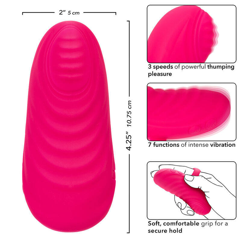 CALEXOTICS - ENVY HANDHELD ROLLING BALL MASSAGER 7 VIBRAÃÃES ROSA - Image 9