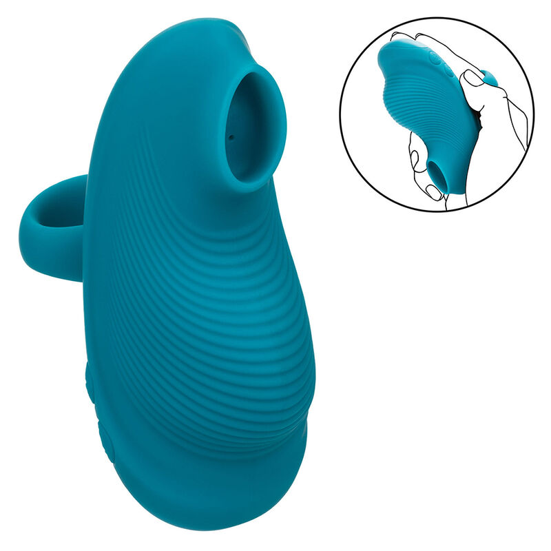 CALEXOTICS - ENVY HANDHELD ROLLING BALL MASSAGER 7 VIBRAÃÃES AZUL - Image 6