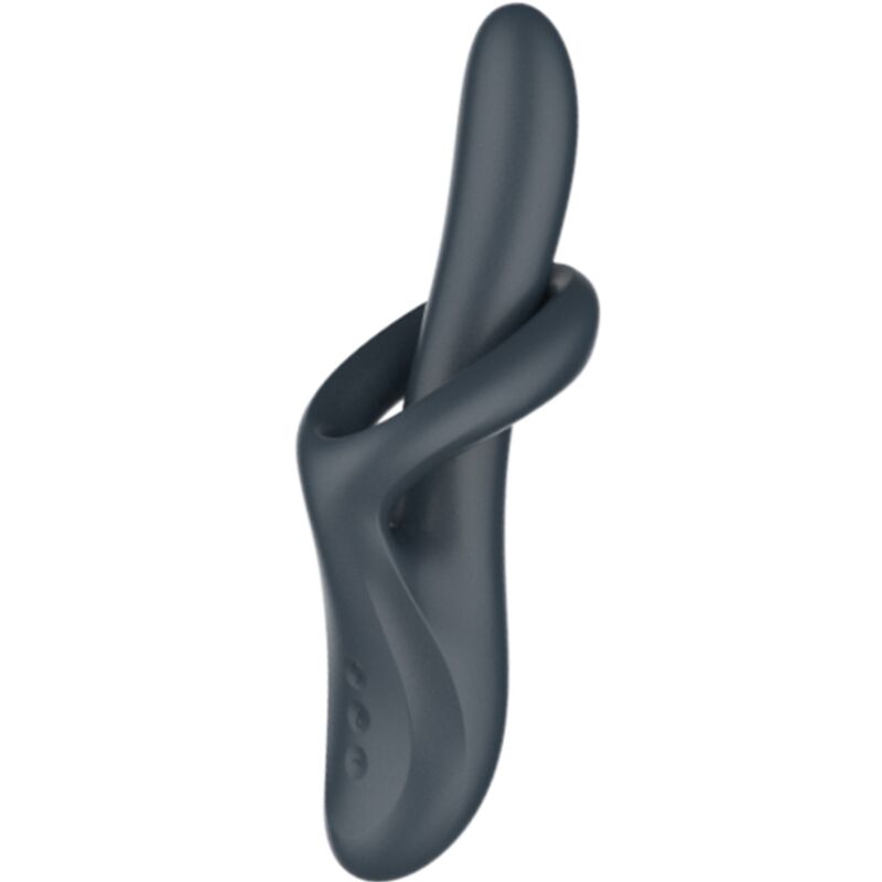 SATISFYER - HEAT FLEX 4 VIBRADOR DE EFEITO TÃRMICO 12 VIBRAÃÃES CINZA