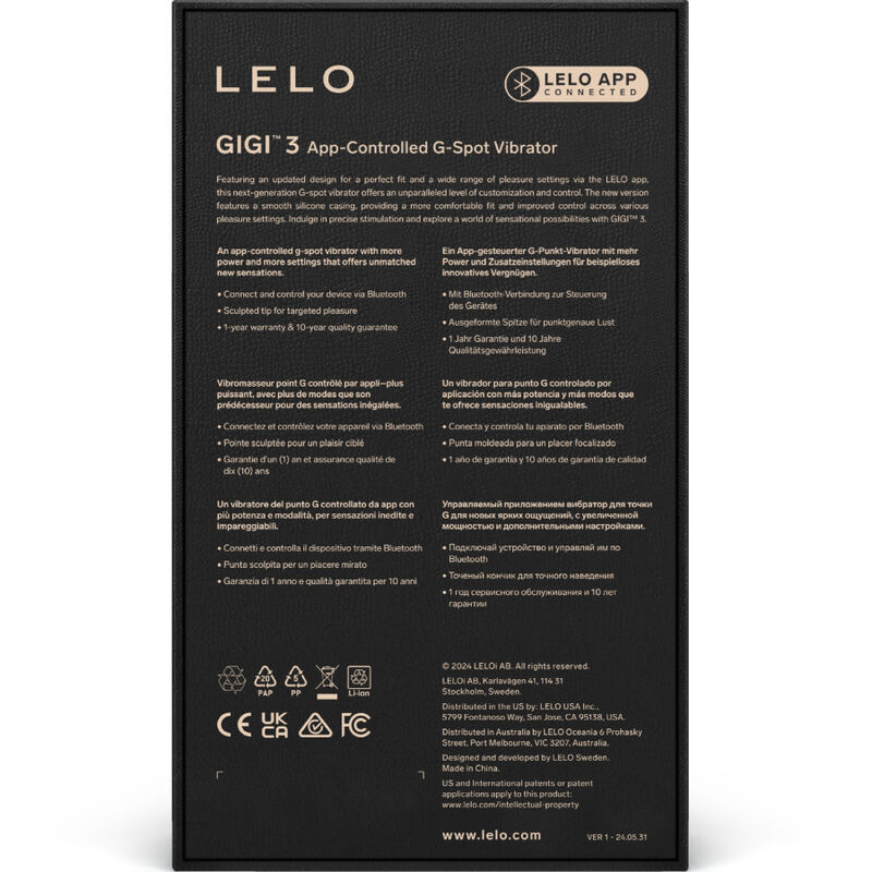 LELO - GIGI⢠3 VIBRADOR G-SPOT VIOLETA - Image 4