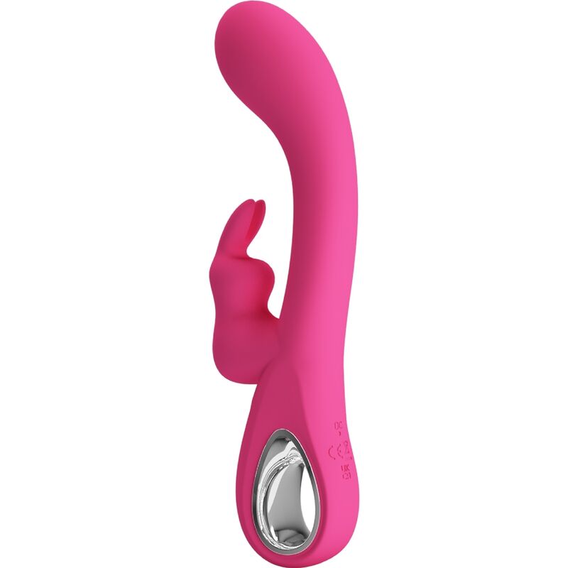 PRETTY LOVE - NOVAK RABBIT VIBRADOR 12 VIBRAÃÃES ROSA - Image 5
