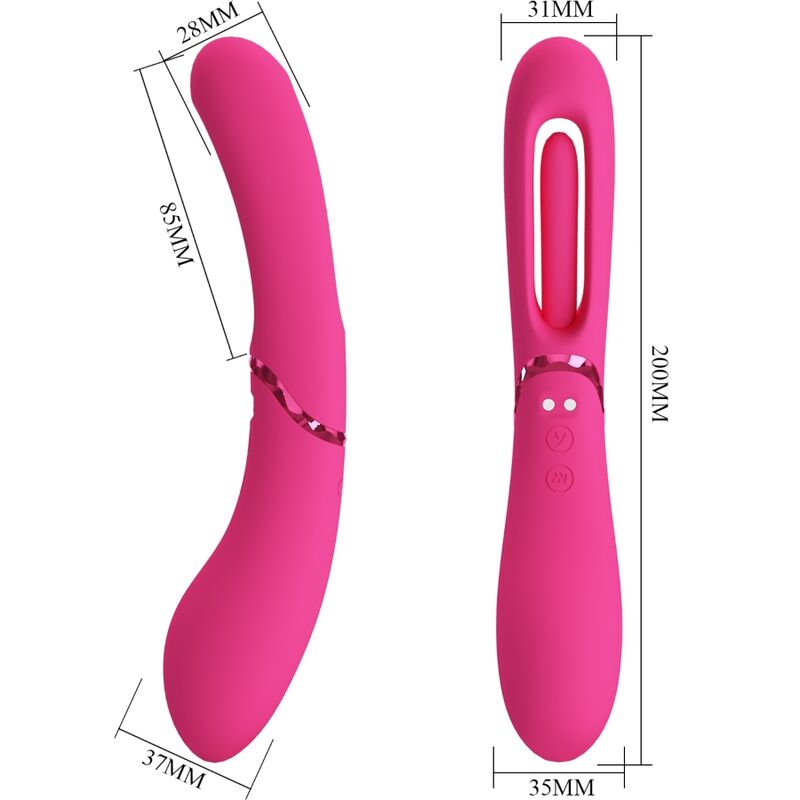 ROMANCE - VIBRADOR LEXIE G-SPOT 7 VIBRAÃÃES ROSA - Image 8