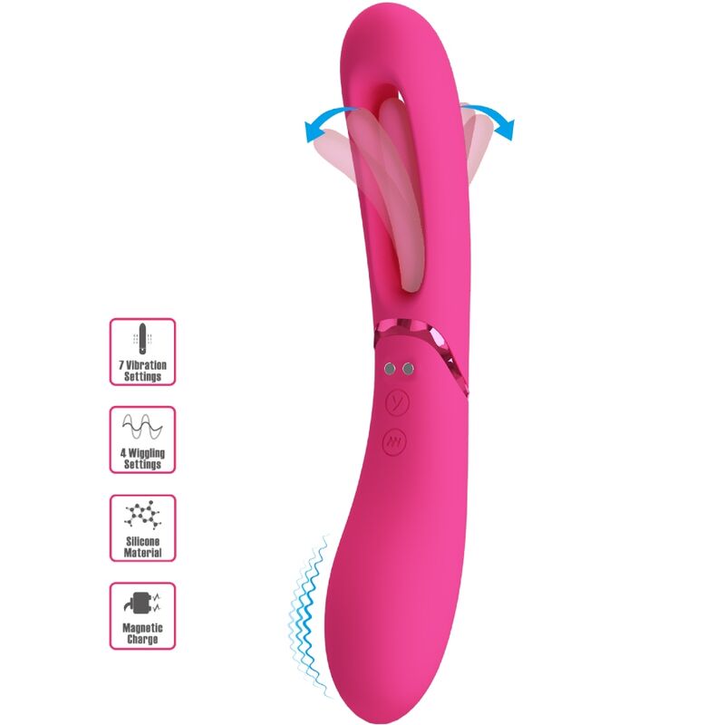 ROMANCE - VIBRADOR LEXIE G-SPOT 7 VIBRAÃÃES ROSA