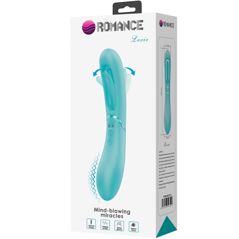 ROMANCE - VIBRADOR LEXIE G-SPOT 7 VIBRAÃÃES AZUL - Image 9