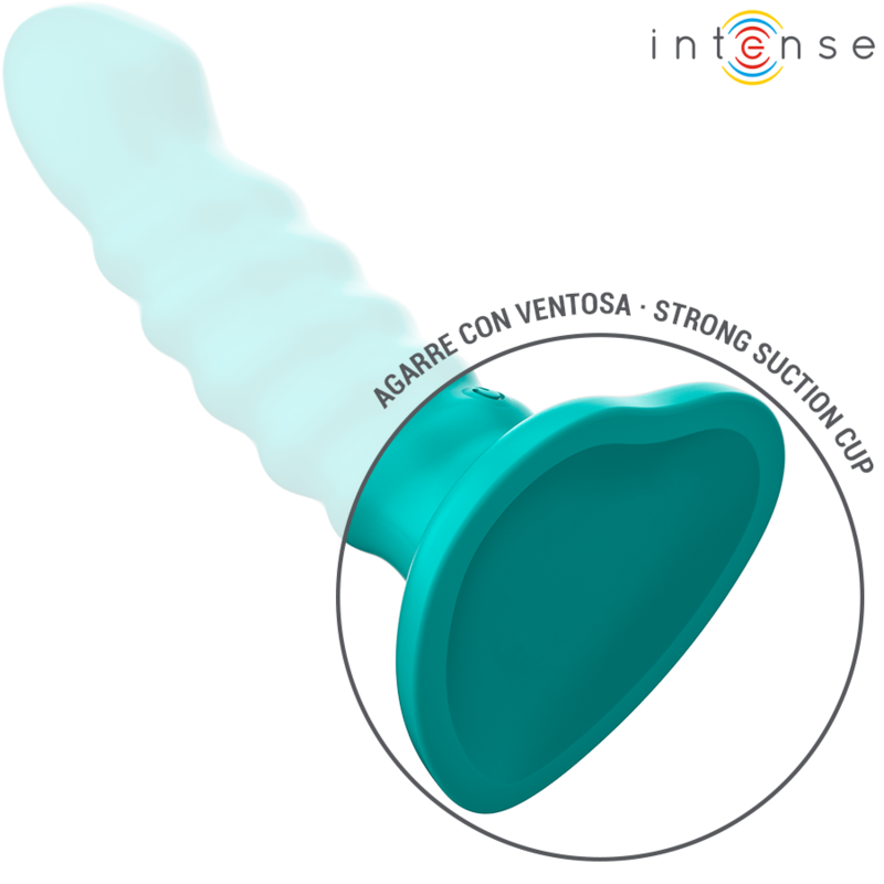INTENSE - BUFFY VIBRADOR TAMANHO S DESIGN ESPIRAL 10 VIBRAÃÃES CONTROLE REMOTO AZUL - Image 6