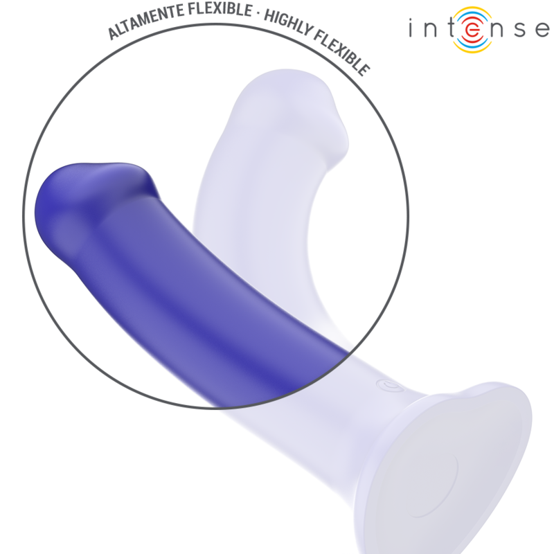 INTENSE - VICTORIA VIBRADOR COM VENTOSA 10 VIBRAÃÃES AZUL ESCURO CONTROLE REMOTO - Image 4