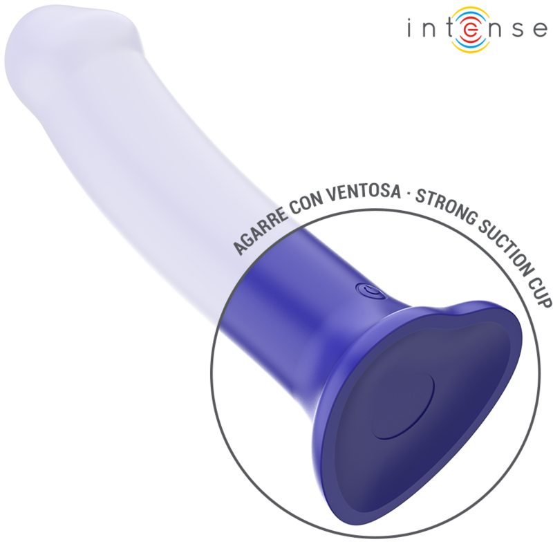 INTENSE - VICTORIA VIBRADOR COM VENTOSA 10 VIBRAÃÃES AZUL ESCURO CONTROLE REMOTO - Image 3