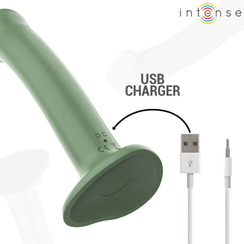 INTENSE - BECCA VIBRADOR COM VENTOSA 10 VIBRAÃÃES VERDE CONTROLE REMOTO - Image 6