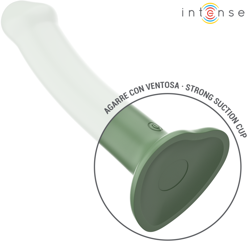 INTENSE - BECCA VIBRADOR COM VENTOSA 10 VIBRAÃÃES VERDE CONTROLE REMOTO - Image 4