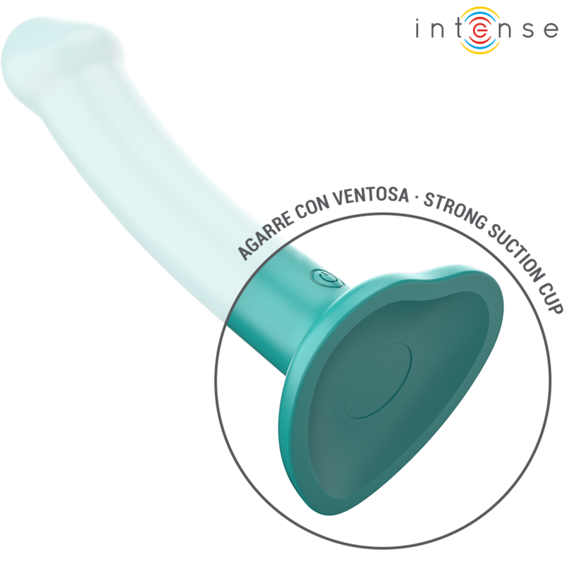 INTENSE - KATIE VIBRADOR COM VENTOSA 10 VIBRAÃÃES AZUL CONTROLE REMOTO - Image 3
