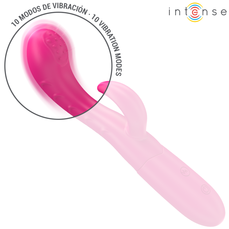 INTENSE - AMARA VIBRADOR COM LÃNGUA ESTIMULANTE 10 VIBRAÃÃES ROSA - Image 3