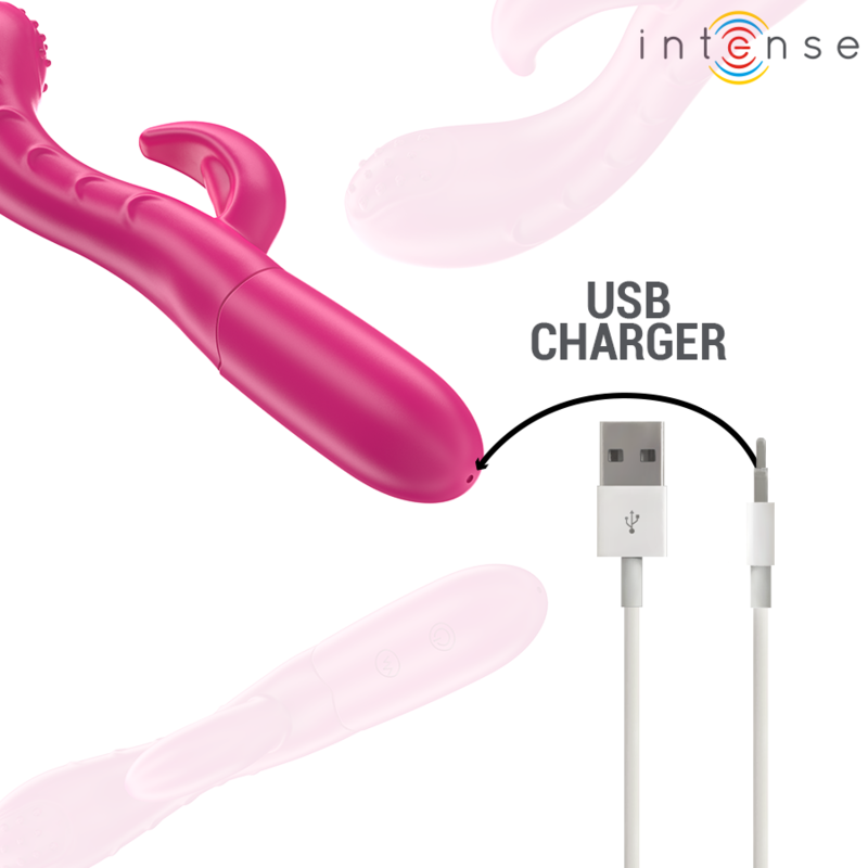 INTENSE - AMARA VIBRADOR COM LÃNGUA ESTIMULANTE 10 VIBRAÃÃES ROSA - Image 6