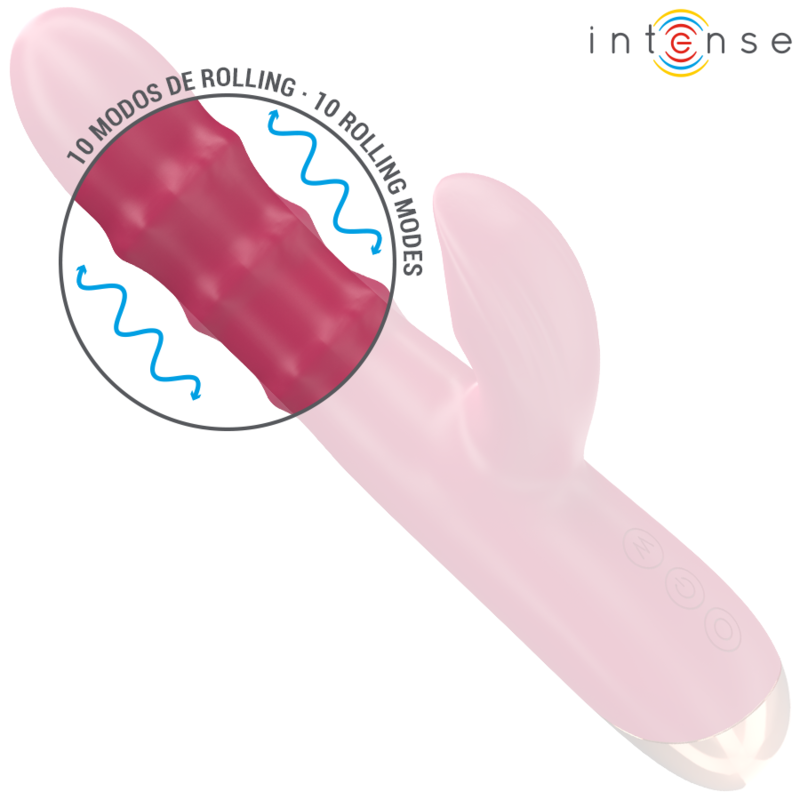 INTENSE - CHLOE MULTIFUNCIONAL VIBRADOR 3 EM 1 VERMELHO - Image 2