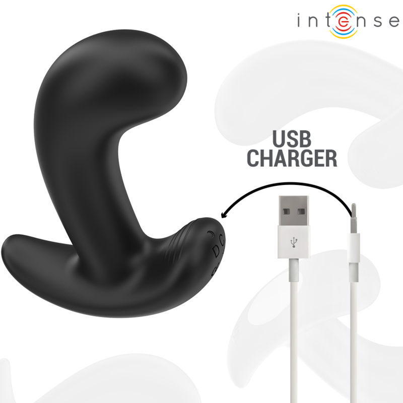 INTENSE - CHANDLER ANAL PLUG 10 VIBRAÃÃES PRETO CONTROLE REMOTO - Image 5
