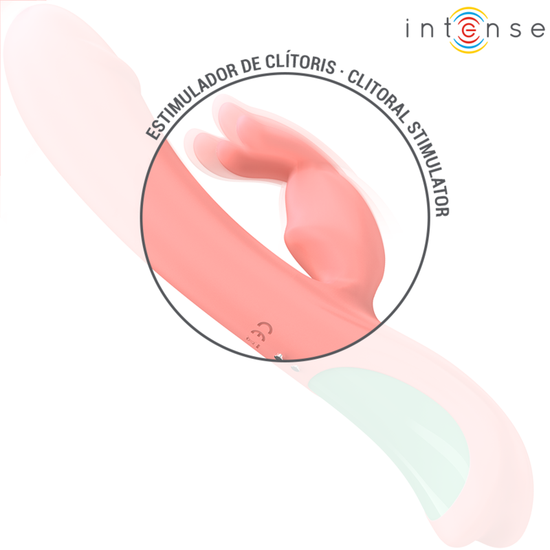 INTENSE - RACHEL RABBIT VIBRADOR 5 VIBRAÃÃES ROSA - Image 2