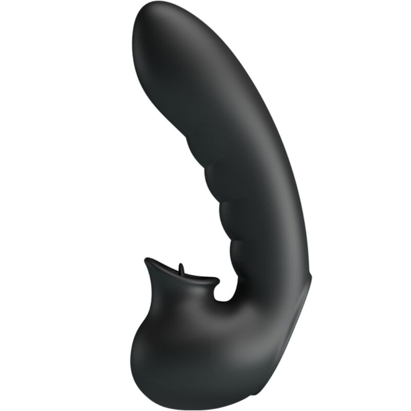 PRETTY LOVE - HOBGOBLIN VIBRATING FINGER CASE 12 VIBRAÃÃES + ESTIMULADOR DE CLITÃRIS PRETO - Image 2