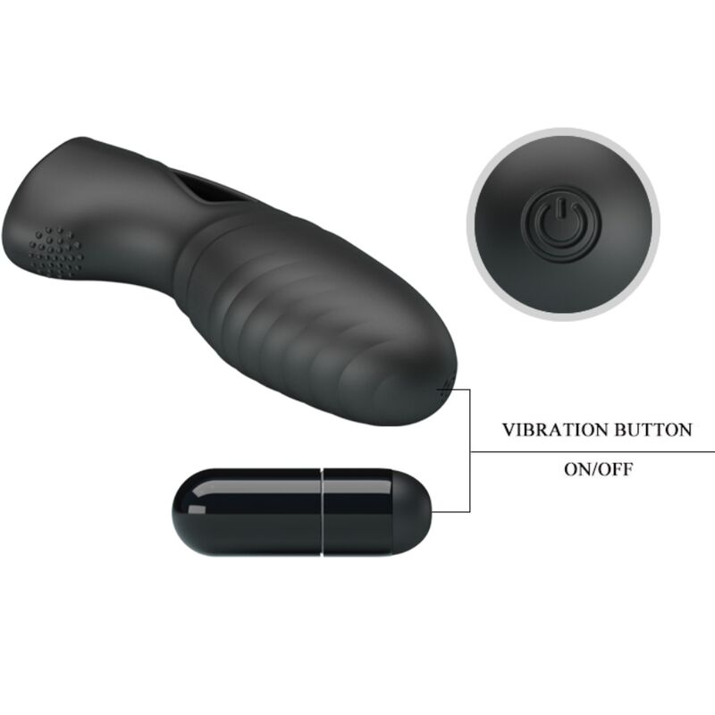PRETTY LOVE - VIBRADOR DE DEDO DE SILICONE ALAN PRETO - Image 6