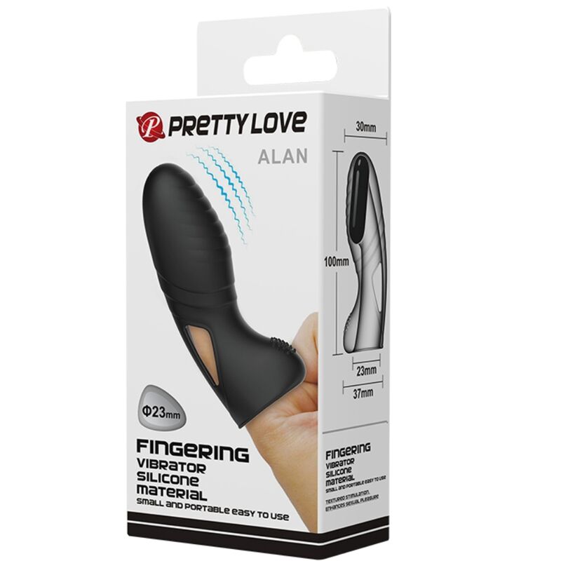 PRETTY LOVE - VIBRADOR DE DEDO DE SILICONE ALAN PRETO - Image 9