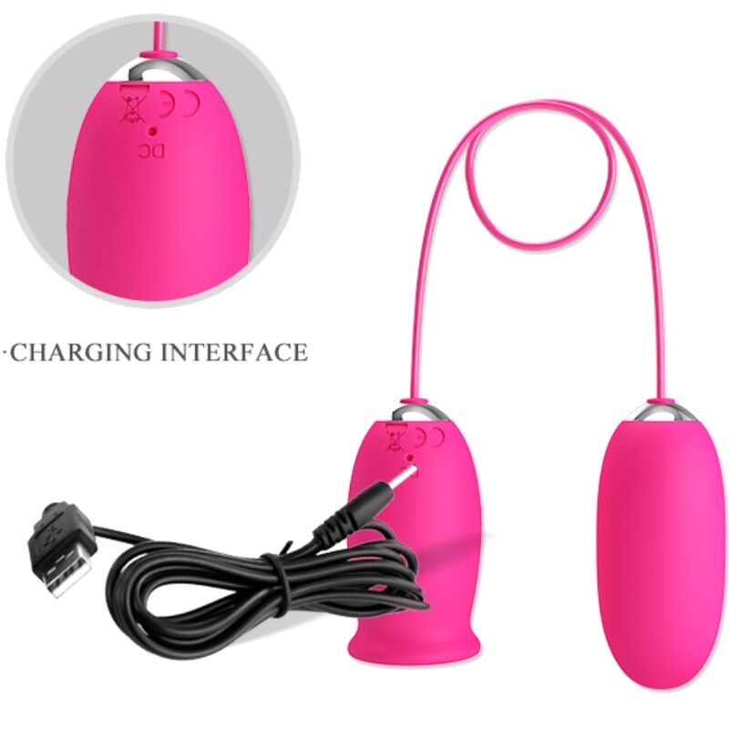 PRETTY LOVE - OVO VIBRADOR DAISY + LÃNGUA ESTIMULANTE DE CLITÃRIS ROSA - Image 7