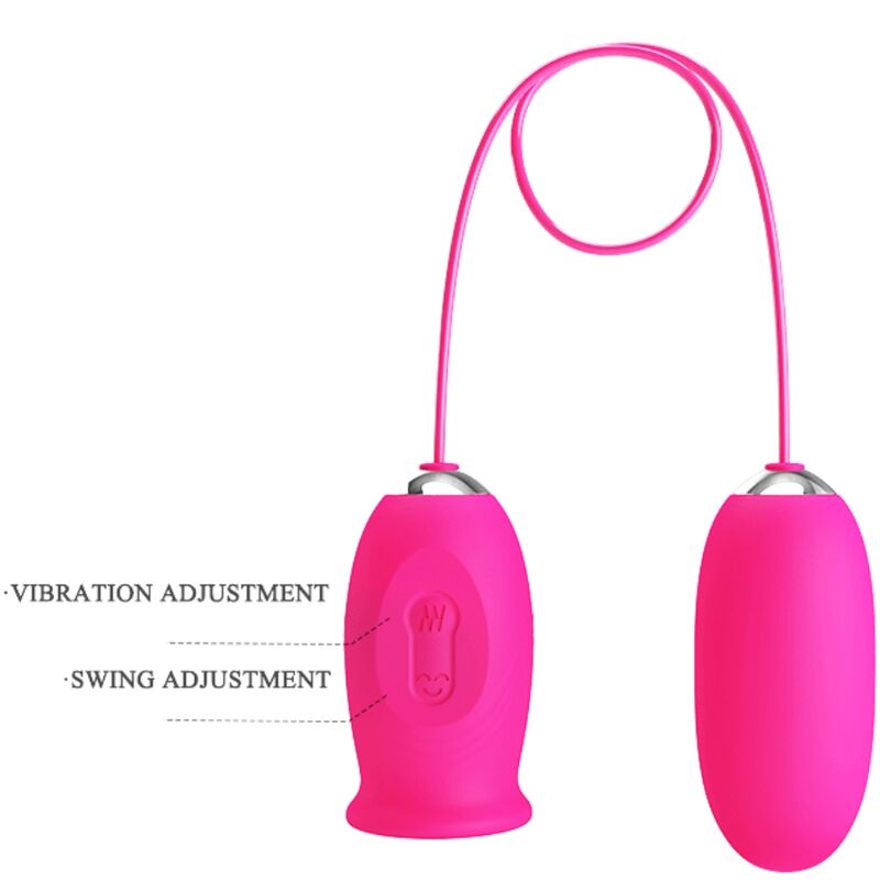 PRETTY LOVE - OVO VIBRADOR DAISY + LÃNGUA ESTIMULANTE DE CLITÃRIS ROSA - Image 6