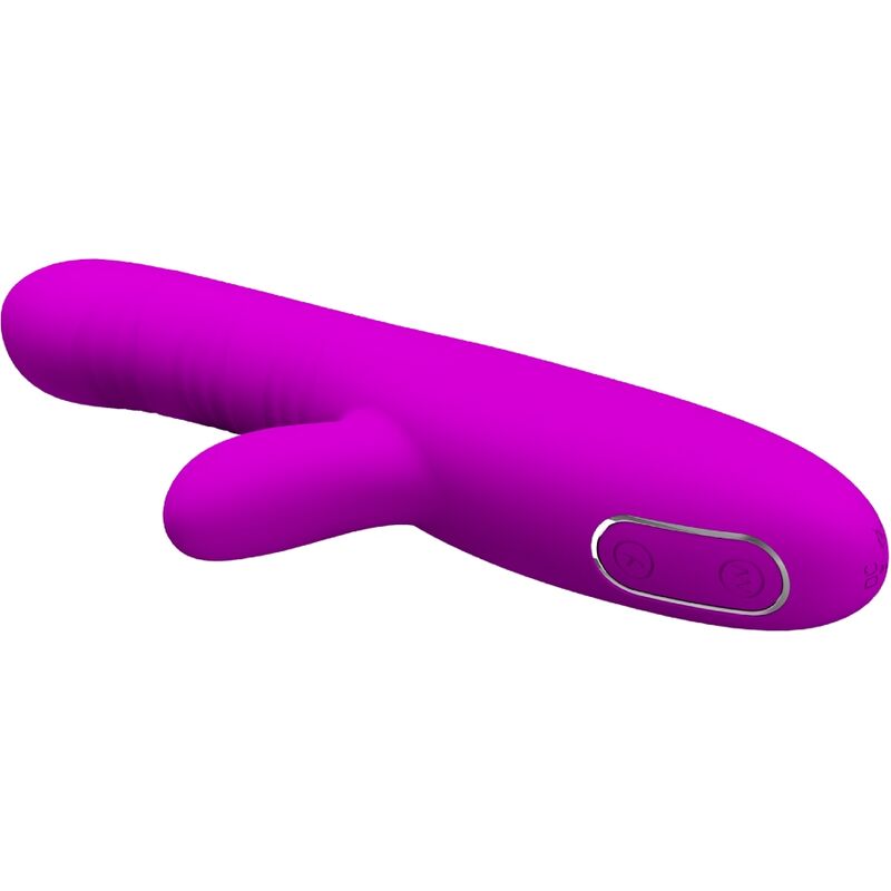 PRETTY LOVE - ANGELIQUE MULTIFUNÃÃES VIBRADOR + ESTIMULADOR DE CLITÃRIS ROXO - Image 2