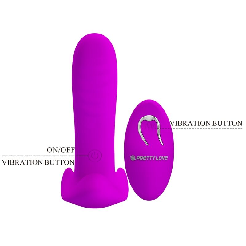 PRETTY LOVE - MASSAGEADOR E VIBRADOR 12 VIBRAÃÃES CONTROLE REMOTO ROXO - Image 7