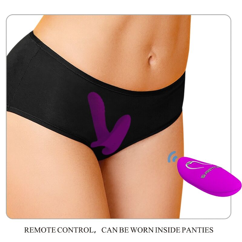PRETTY LOVE - MASSAGEADOR E VIBRADOR 12 VIBRAÃÃES CONTROLE REMOTO ROXO - Image 4