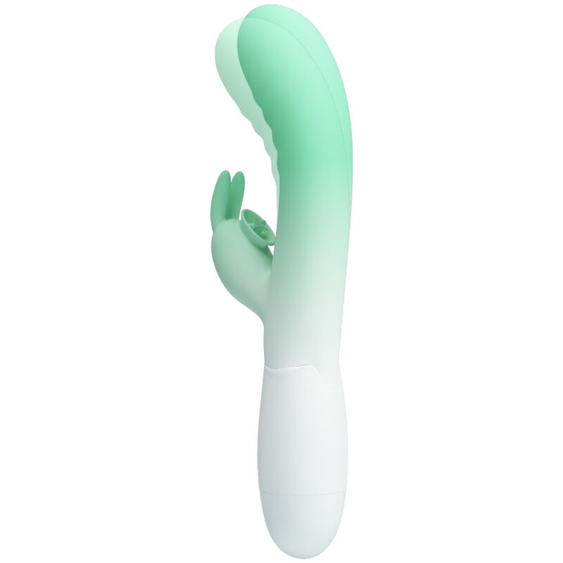 PRETTY LOVE - VIBRADOR CERBERUS RABBIT 30 VIBRAÃÃES VERDE