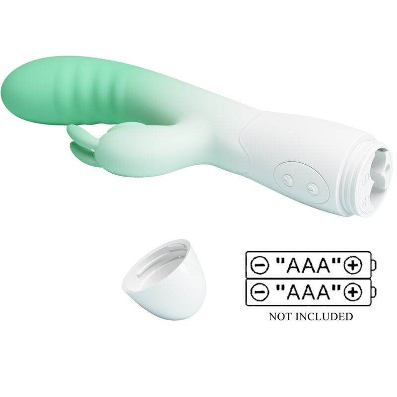 PRETTY LOVE - VIBRADOR CERBERUS RABBIT 30 VIBRAÃÃES VERDE - Image 8