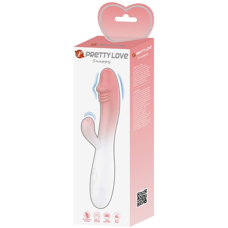 PRETTY LOVE - VIBRADOR SNAPPY RABBIT 30 VIBRAÃÃES ROSA - Image 7