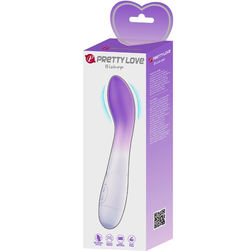 PRETTY LOVE - VIBRADOR BISHOP G-SPOT 30 VIBRAÃÃES ROXO - Image 6