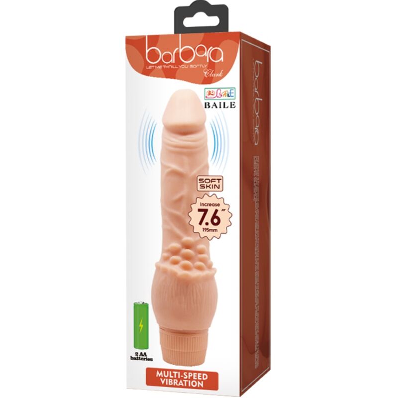 BAILE - BARBARA VIBRADOR REALISTA 19,5 CM CARNE - Image 6