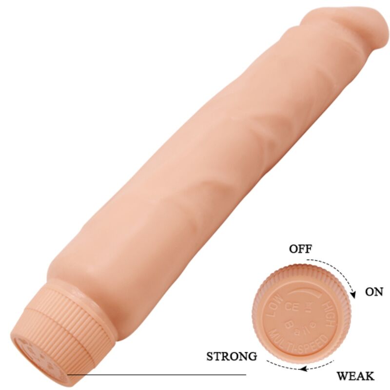 BAILE - JACK VIBRADOR REALISTA 26 CM CARNE - Image 4