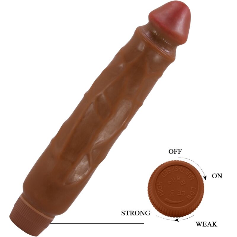 BAILE - JACK VIBRADOR REALISTA 26 CM MULATO - Image 4