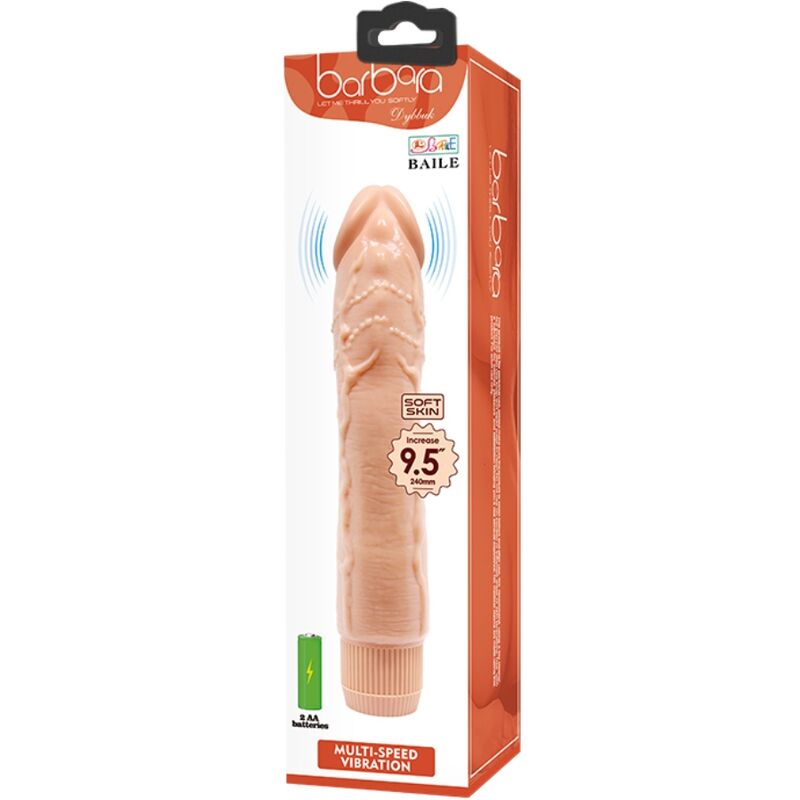 BAILE - VIBRADOR REALISTA DYBBUK 24 CM CARNE - Image 6