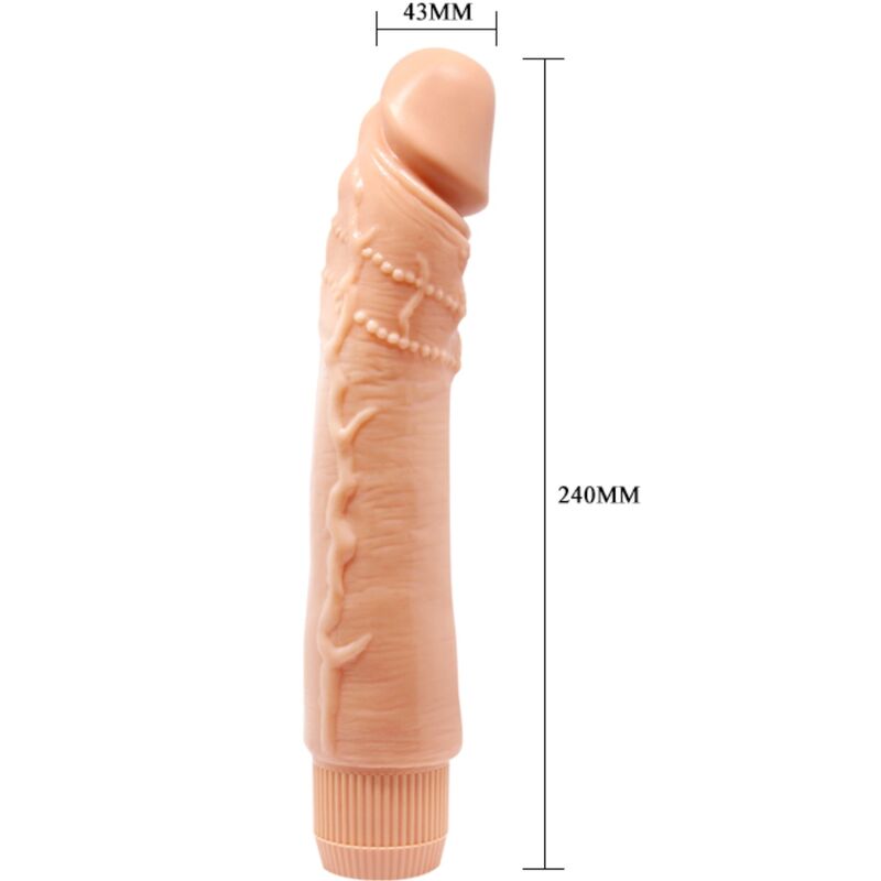 BAILE - VIBRADOR REALISTA DYBBUK 24 CM CARNE - Image 4
