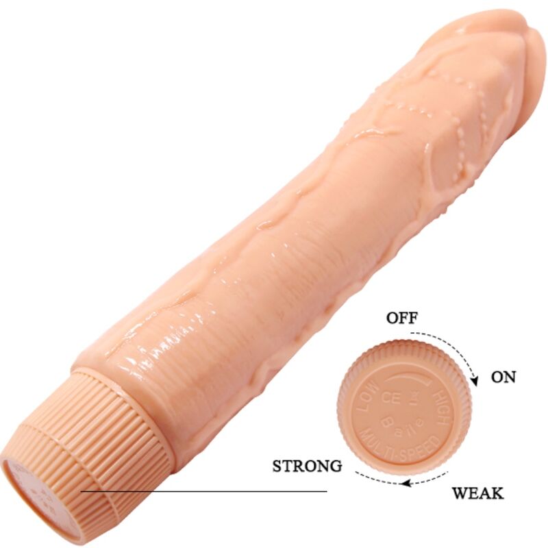 BAILE - VIBRADOR REALISTA DYBBUK 24 CM CARNE - Image 5