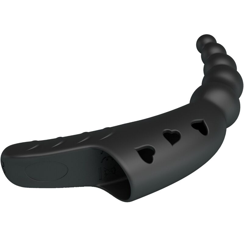 PRETTY LOVE - VIBRADOR DE DEDO JORDIN 10 VIBRAÃÃES PRETO - Image 4