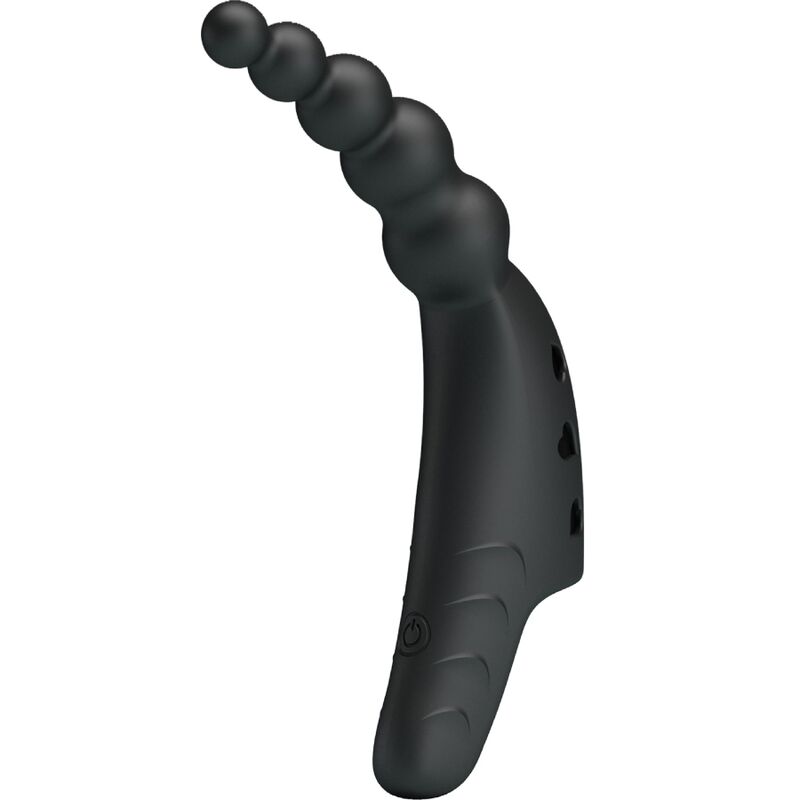PRETTY LOVE - VIBRADOR DE DEDO JORDIN 10 VIBRAÃÃES PRETO - Image 2