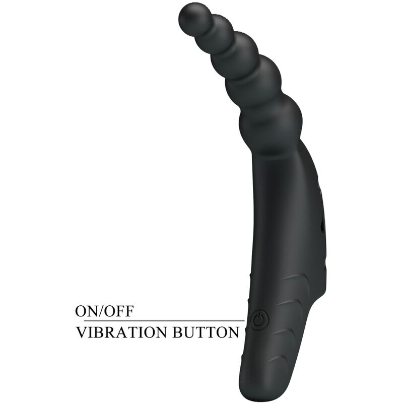 PRETTY LOVE - VIBRADOR DE DEDO JORDIN 10 VIBRAÃÃES PRETO - Image 8