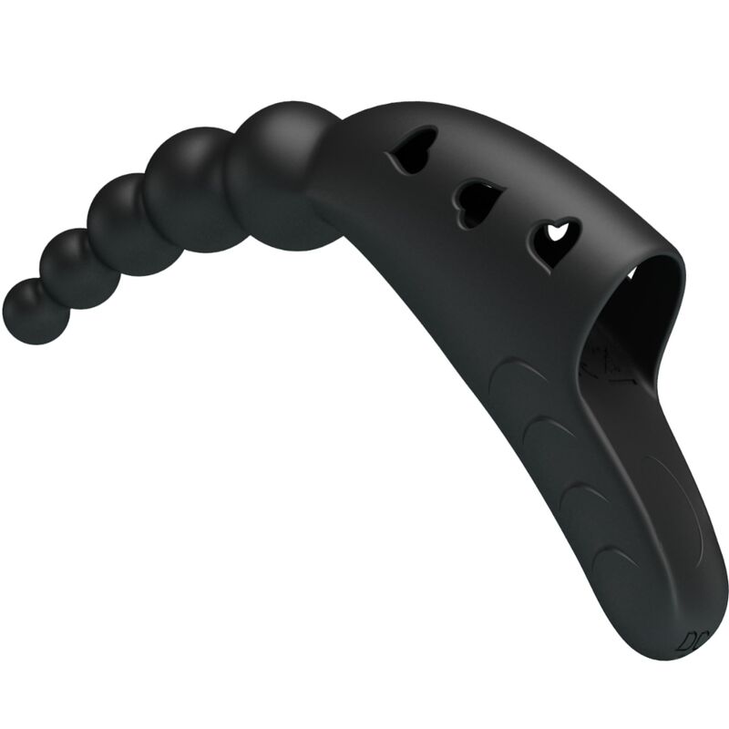 PRETTY LOVE - VIBRADOR DE DEDO JORDIN 10 VIBRAÃÃES PRETO - Image 5