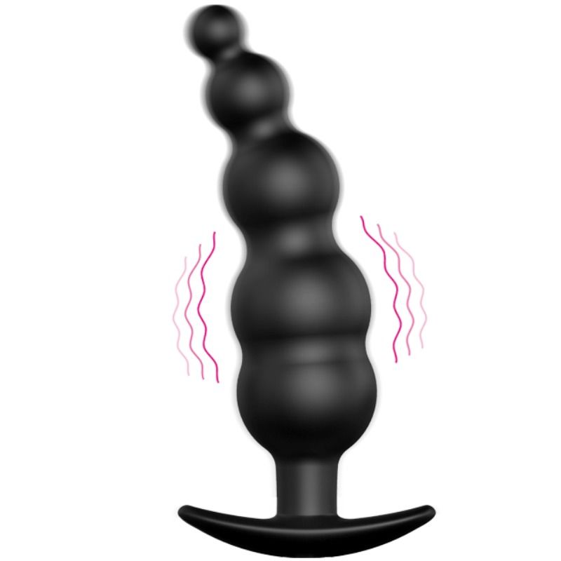 PRETTY LOVE PLUG ANAL SILICONA ESTIMULACION EXTRA Y 12 MODOS VIBRACION - NEGRO - Image 8