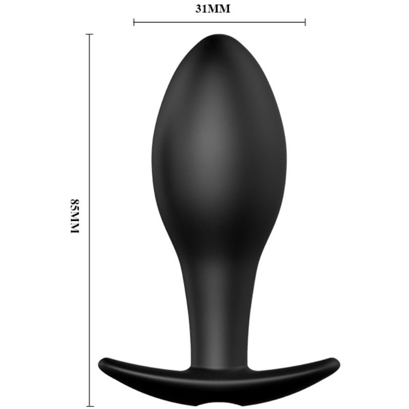 PRETTY LOVE - PLUG ANAL NCORA FORMA SILICONE 12 MODOS DE VIBRAO PRETO - Image 7