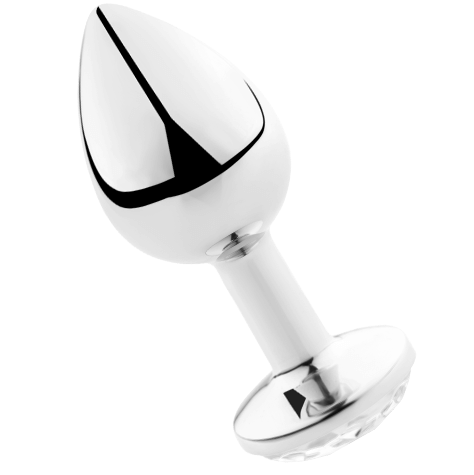 SECRETPLAY - PLUG ANAL TRANSPARENT ALUMINIUM 7 CM